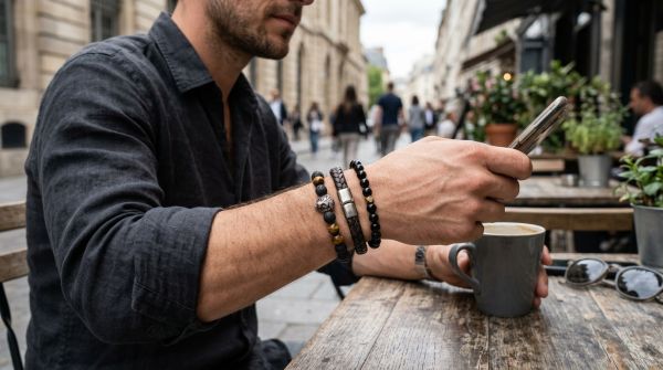 Découvrez les bracelets élégants pour hommes au top des tendances